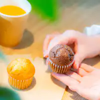 มัฟฟินขนาดพอดีฝ่ามือ