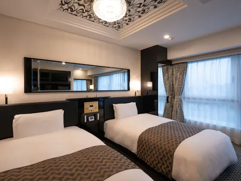 ห้องดีลักซ์เตียงคู่ ห้องปลอดบุหรี่