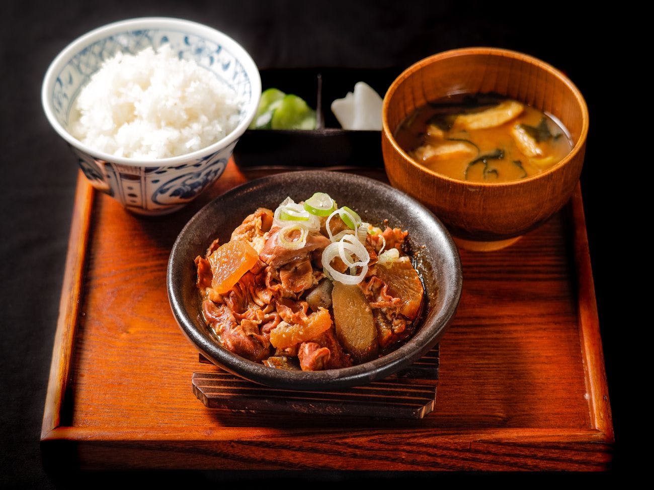 もつ煮込み定食