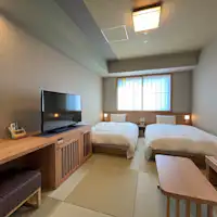 ห้องพักเตียงคู่ปลอดบุหรี่ 21.26~21.82㎡ ※ภาพตัวอย่าง