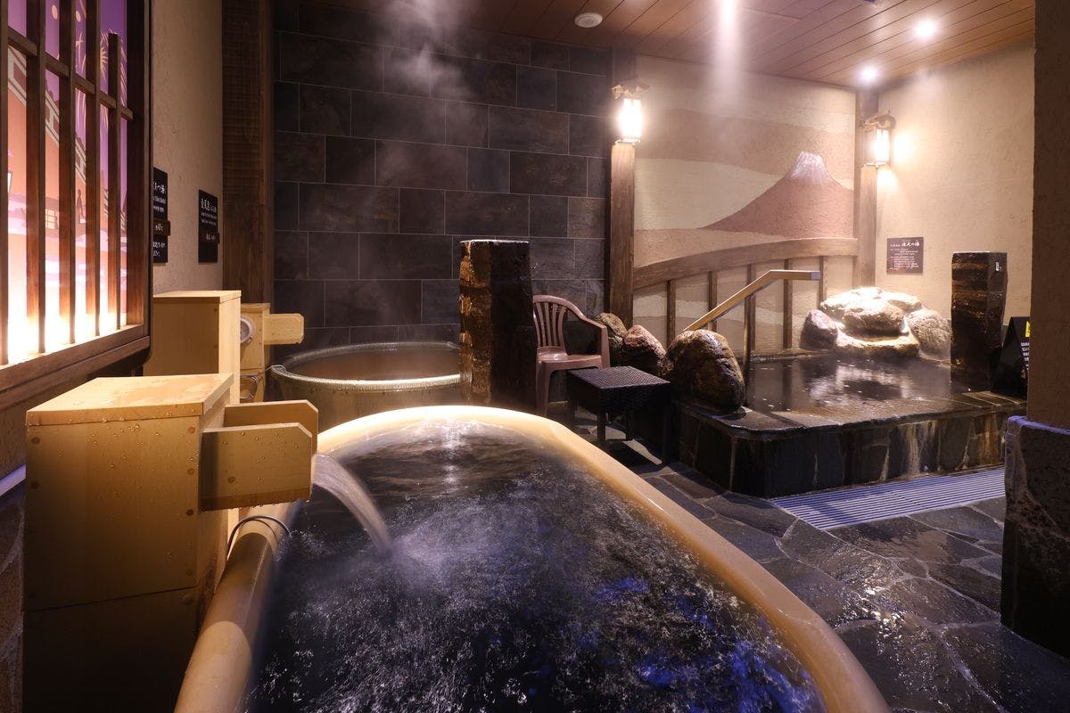 ◆ห้องอาบน้ำรวมสำหรับผู้หญิง～บ่อออนเซ็นทรงกลม～※ภาพตัวอย่าง