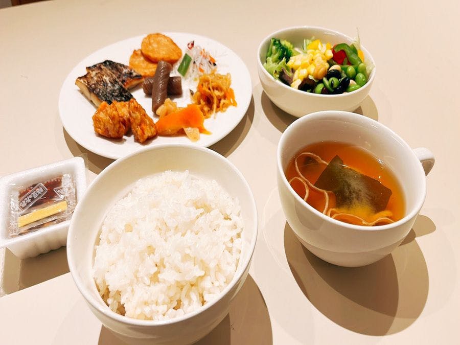 ■ 조식 뷔페, 일본식 재료도 준비되어 있습니다♪
