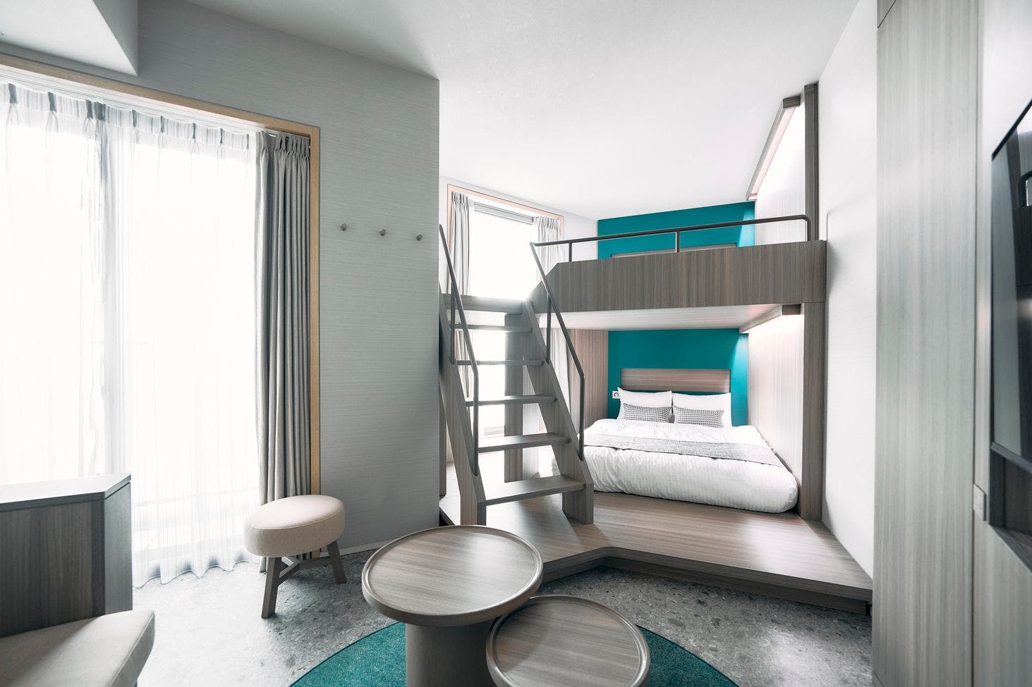 ツーベッドバンクルーム