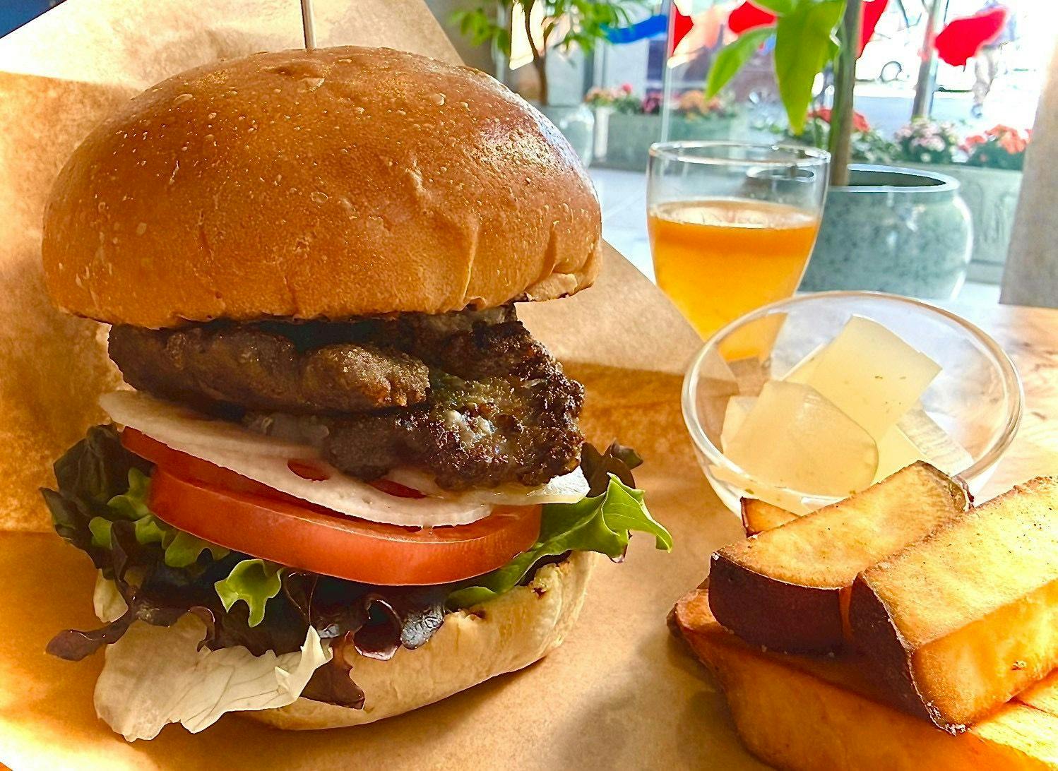 野味汉堡早餐套餐