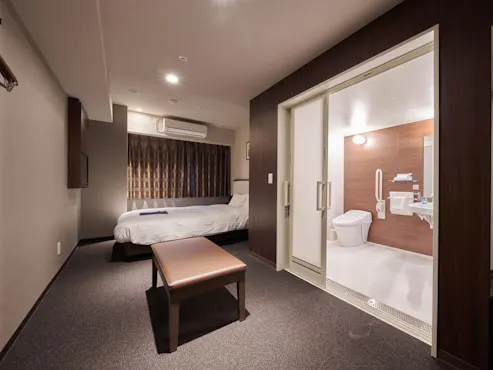 ■ห้องพักสำหรับผู้พิการ 140ซม.×195ซม.・1เตียง