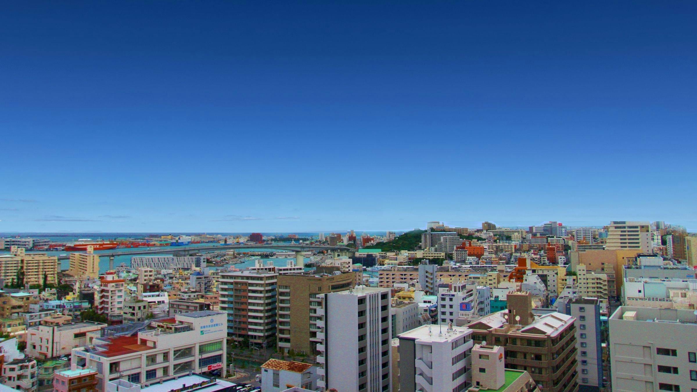 วิวจากระเบียงกลางแจ้งชั้น 17 ชั้นบนสุด