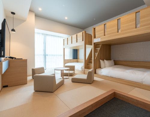 ファミリーツイン（和洋室・2段ベッド2台）