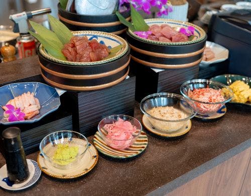 朝食ビュッフェ（一例）