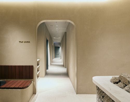 温泉ミストサウナ｜「TOJI SAUNA」　入口