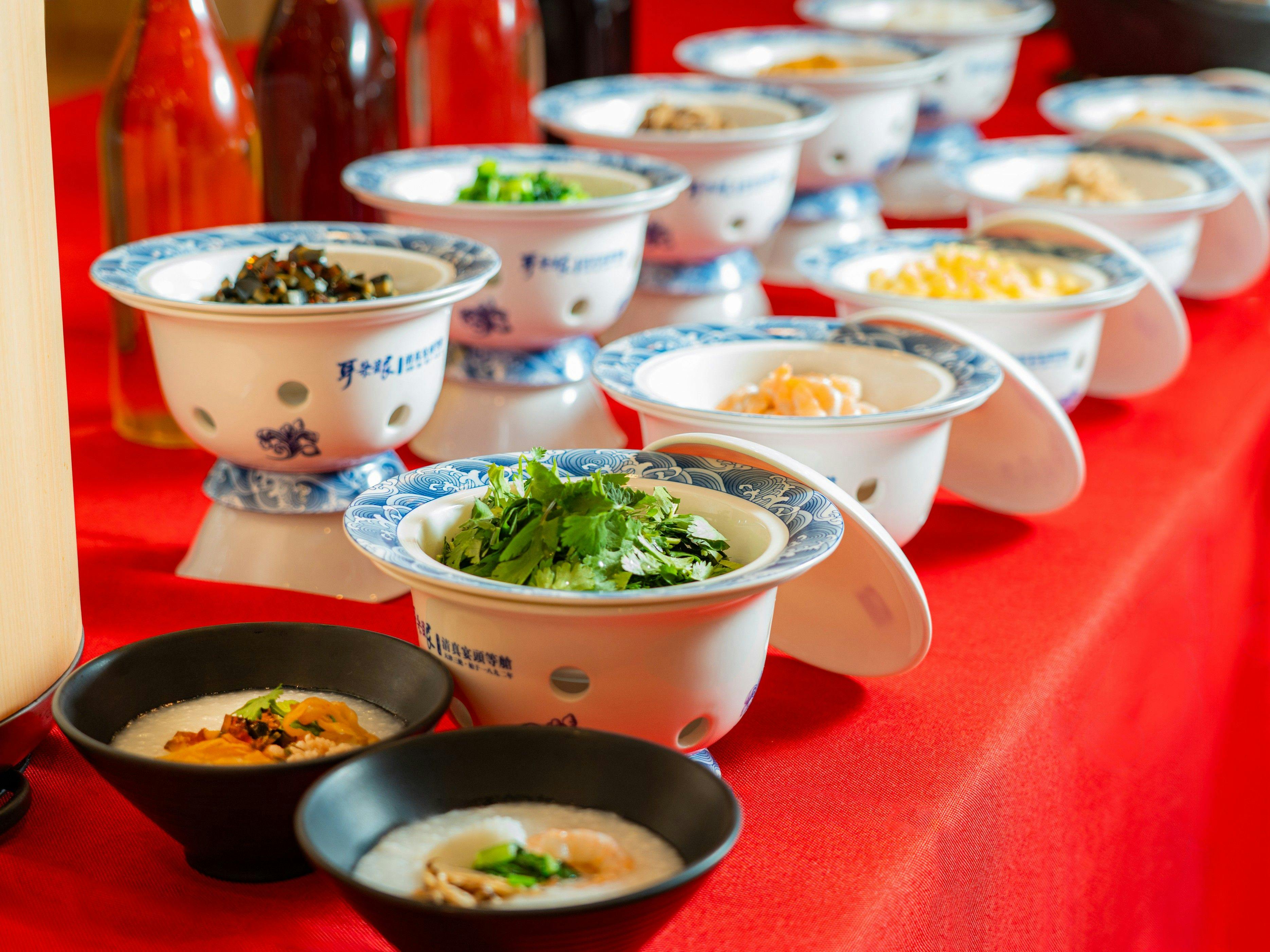 朝食バイキング一例