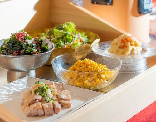 朝食バイキング一例