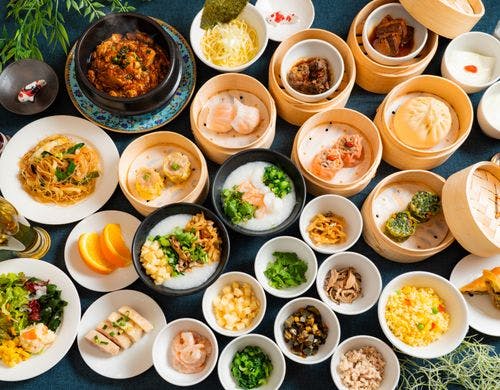 朝食バイキング一例