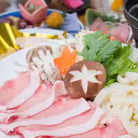 ชาบูน้ำเต้าหู้กับหมู Nasu Sangen.