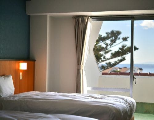 海側客室からの眺め