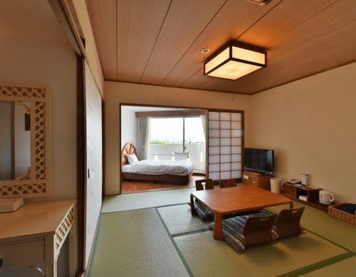 海側の部屋からの眺め