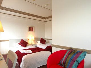 【금연】트윈★넓은 욕실・세미 더블★