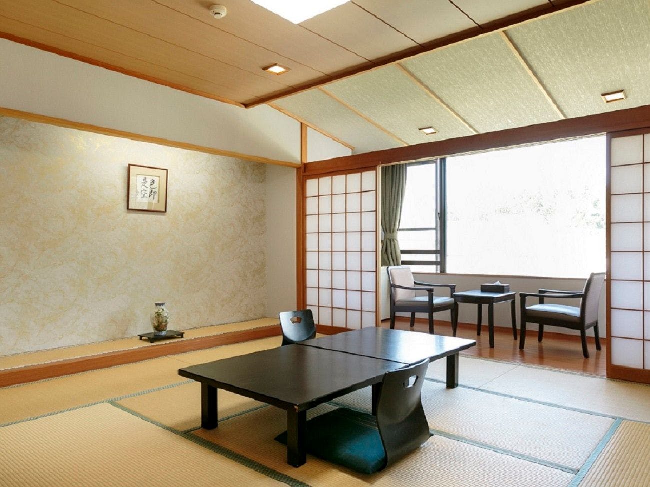 ตัวอย่างห้องสไตล์ญี่ปุ่นที่ Rindoukan