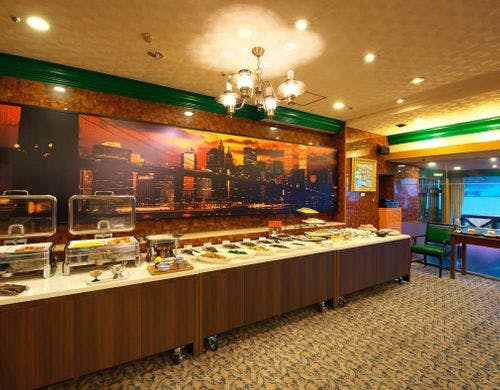 朝食バイキング会場一例