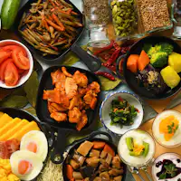 บุฟเฟ่ต์อาหารเช้า/ภาพอาหาร