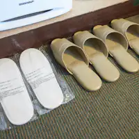 รองเท้าแตะในห้องพัก