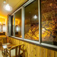 วิวกลางคืนจากห้องพัก