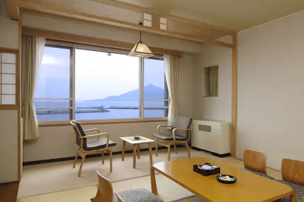 바다 전망 일본식 다다미 방 8첩