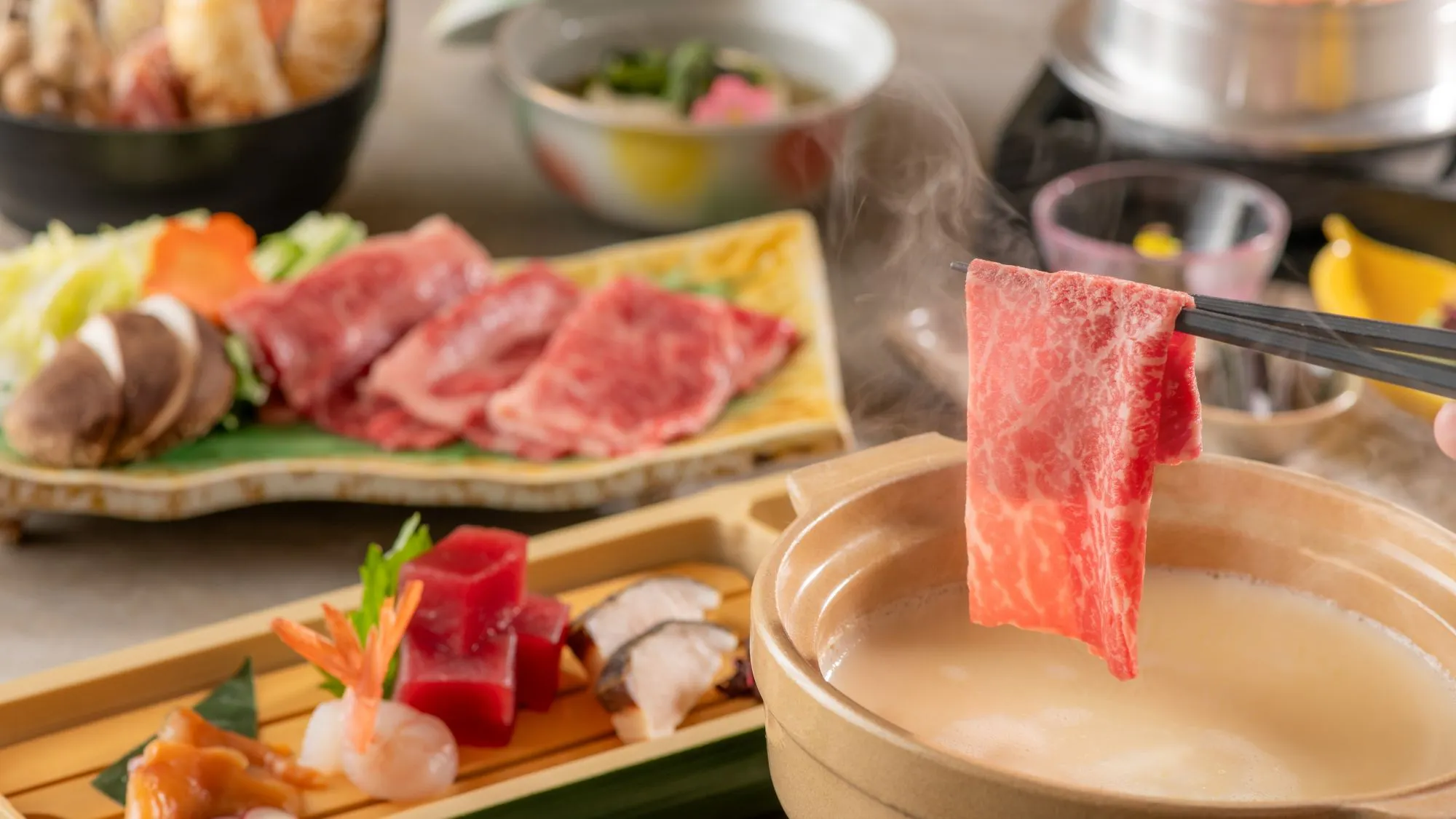 [Seasonal Blessings Kaiseki (Spring)] (March–May)