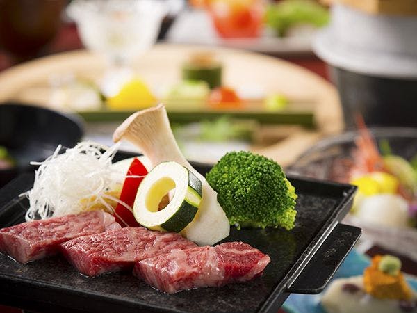 สเต็กเนื้อวากิวในชุดอาหารพิเศษ