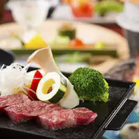 สเต็กเนื้อวากิวในชุดอาหารพิเศษ