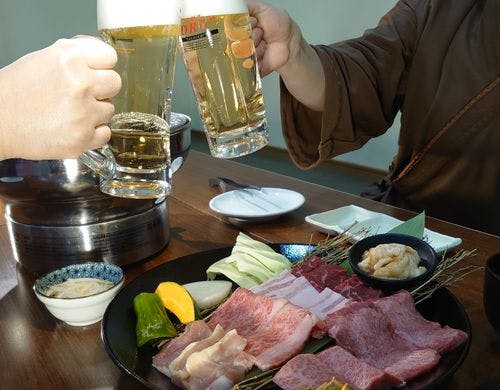 上焼肉コース飲み放題付
