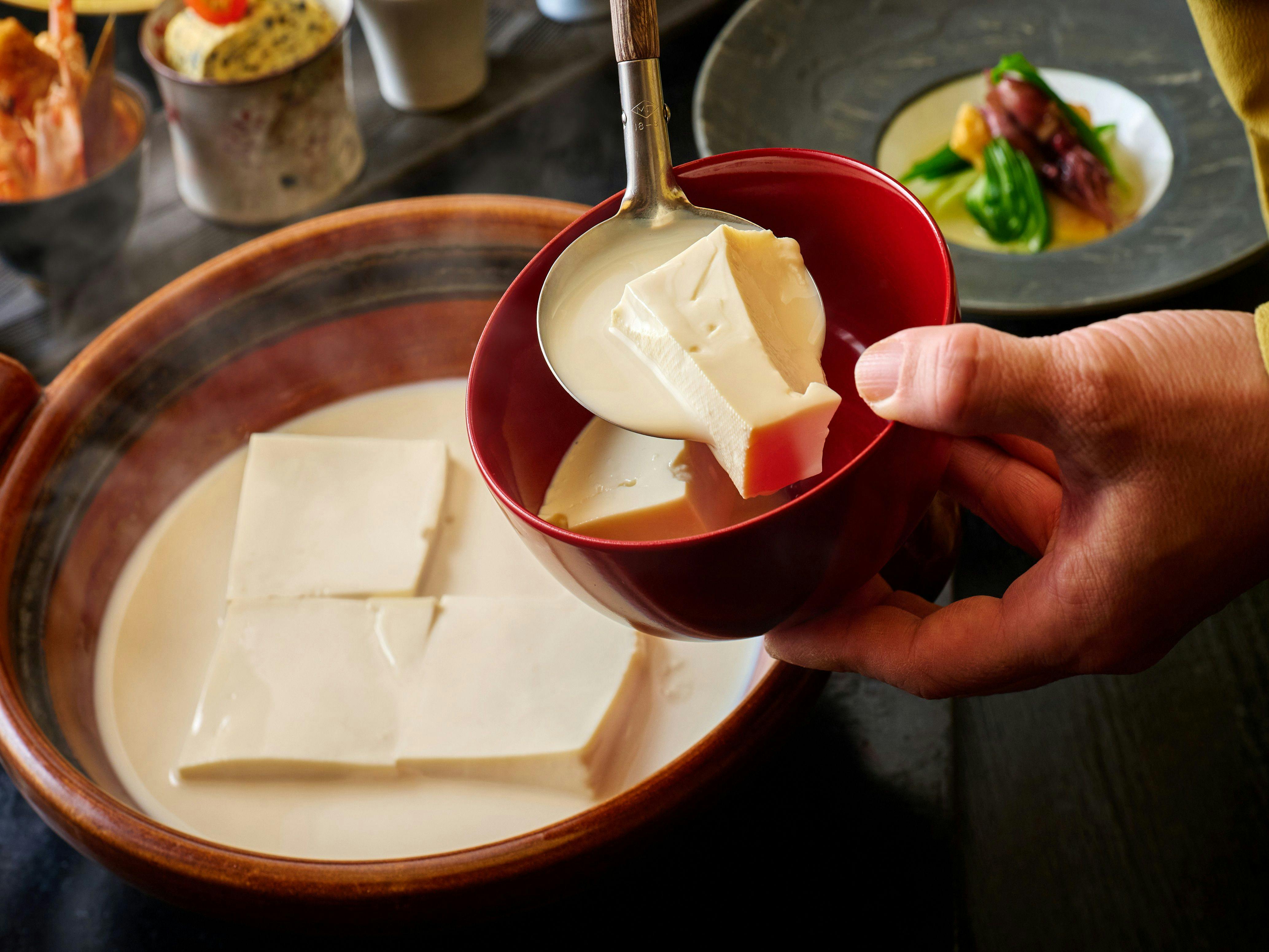 ◆【Aoi】Hidangan Nabe Susu Soya dengan Tofu Saga