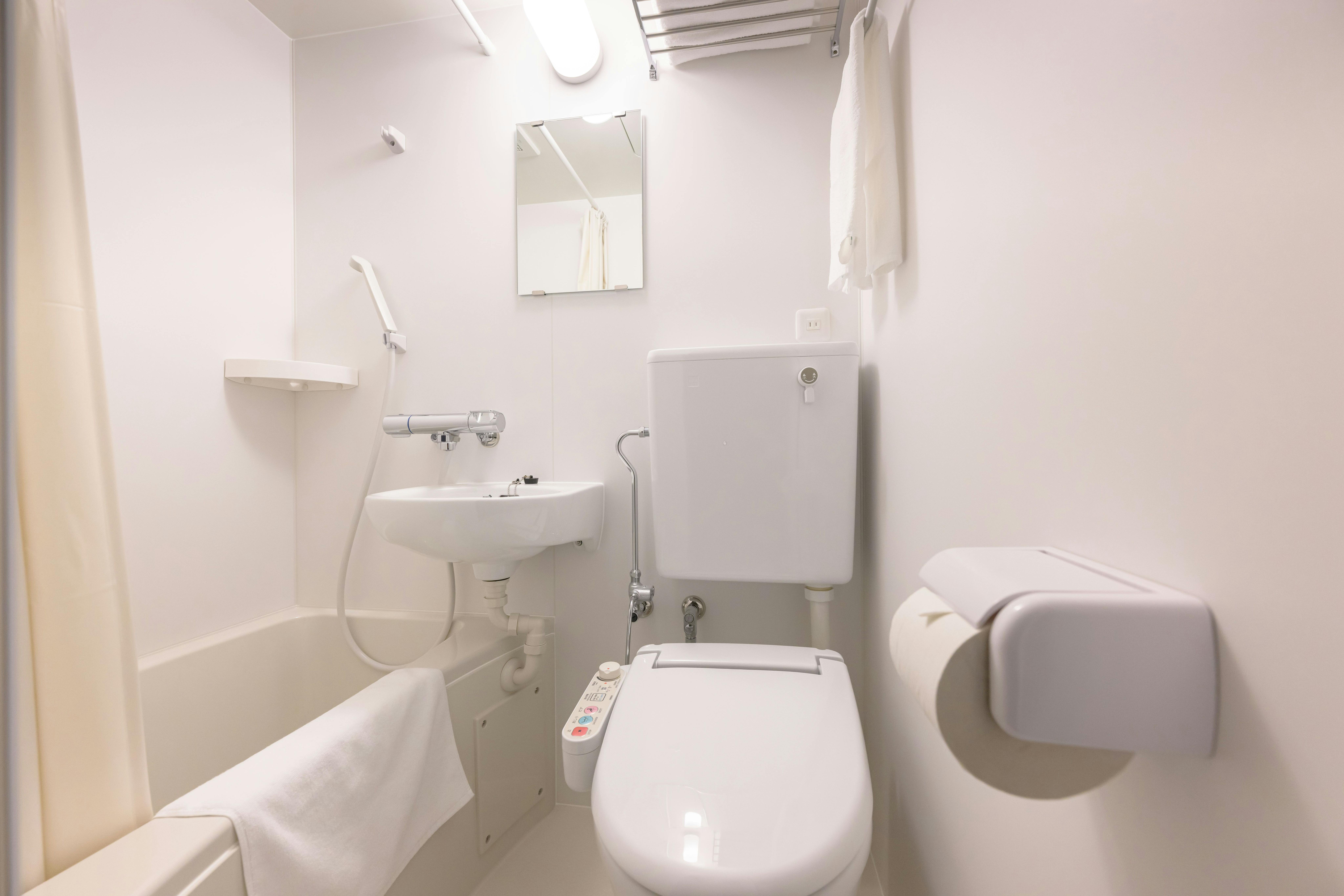 【ห้องพักปรับปรุงใหม่】ห้องน้ำแบบยูนิต