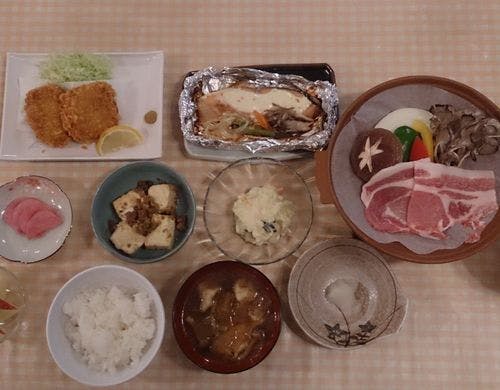 夕食の一例