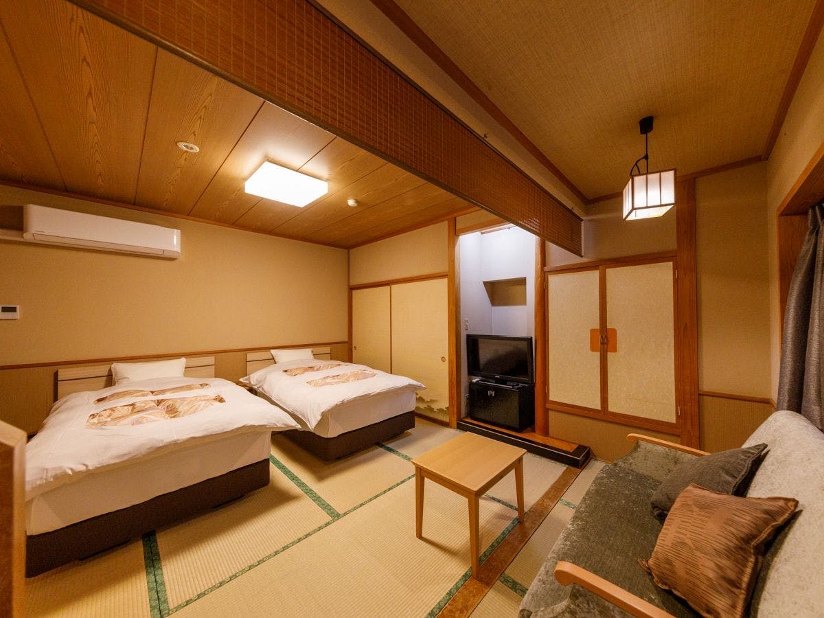 ห้องพักแบบญี่ปุ่นเตียงคู่