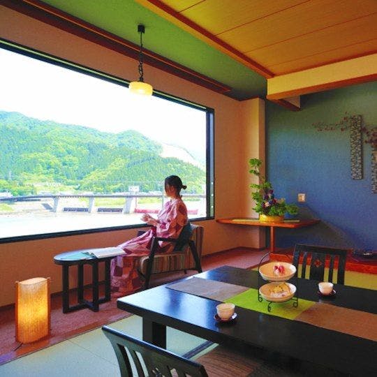 ゆらりゆら 水鳥の宿 さきはな にいがた和牛 愛情溢れる肥育名人が 贅沢に育てた心と技の極上牛 二回名誉賞受賞 川側寛ぎ和室 スタンダード 10畳 広縁 Wi Fi Yahoo トラベル