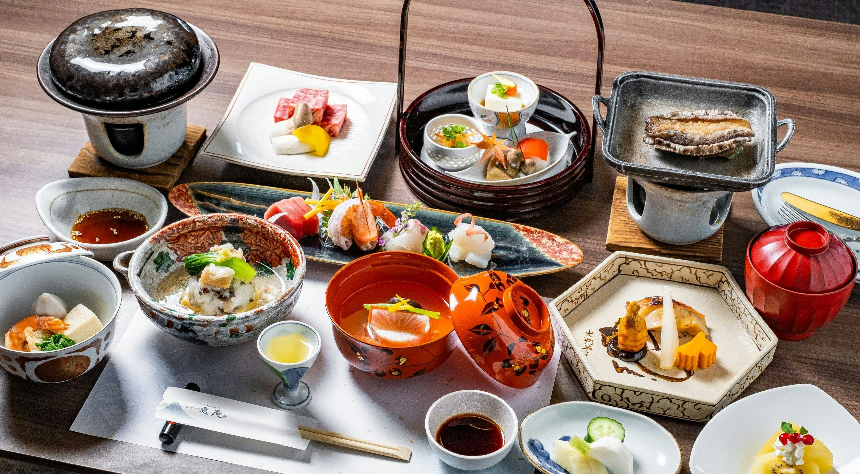 แนะนำโดยเจ้าของ! <หอยเป๋าฮื้อและเนื้อย่างหิน> ไคเซกิ