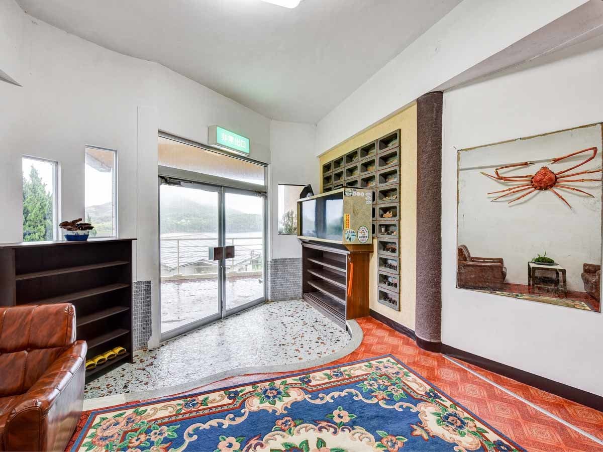 *현관: 현관에서도 바다가 보입니다...♪