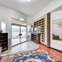 *현관: 현관에서도 바다가 보입니다...♪