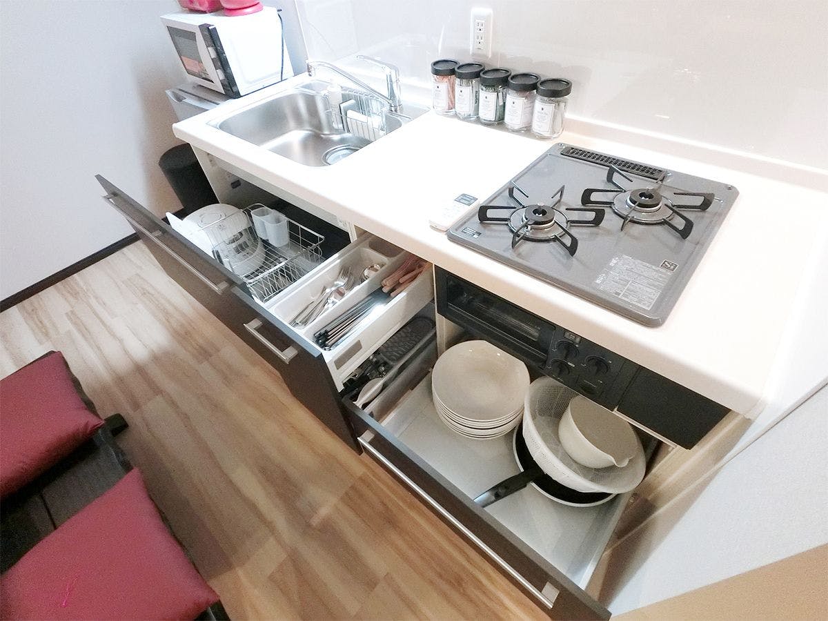 ・เรามีอุปกรณ์ทำอาหารที่หลากหลาย