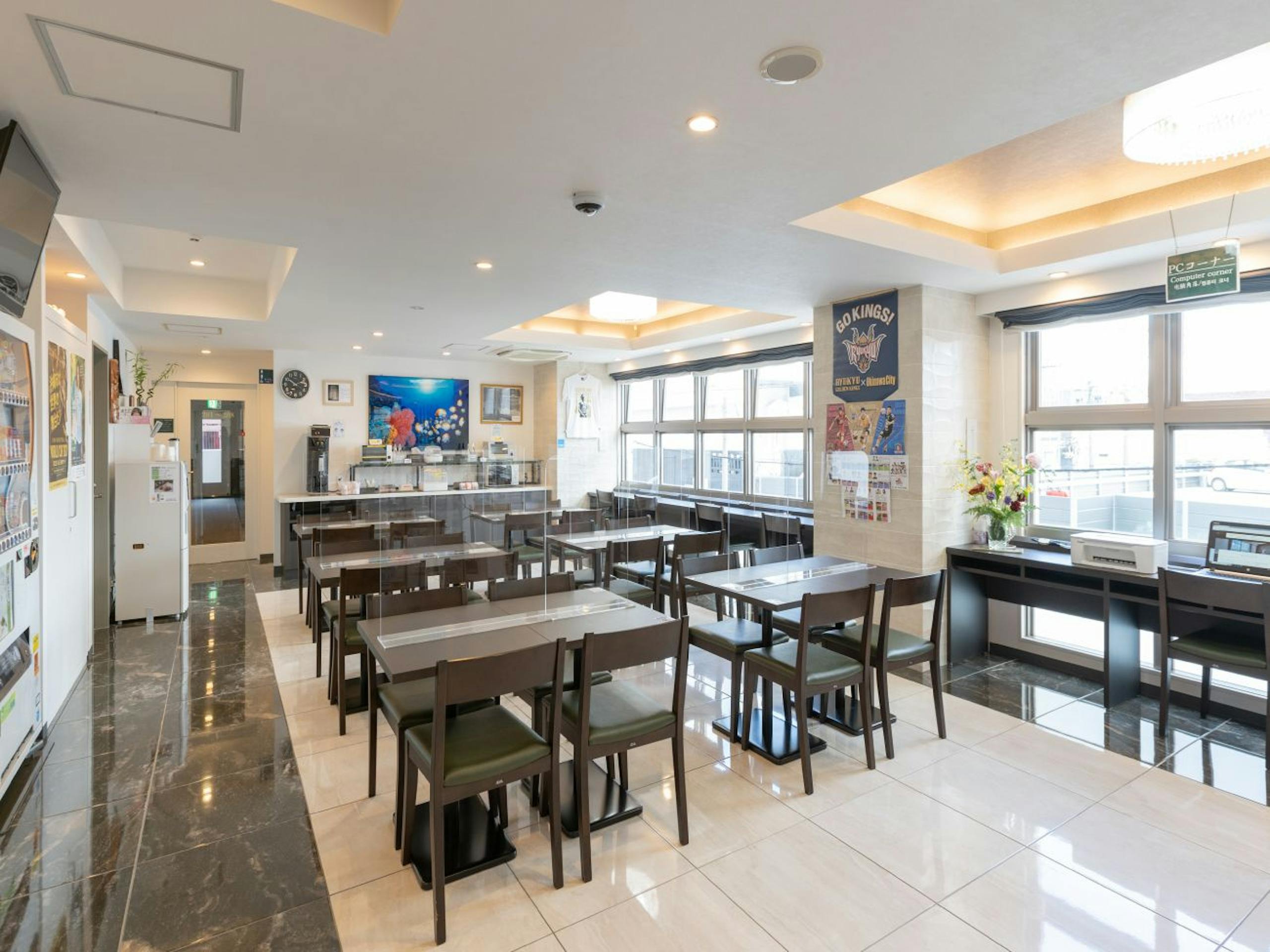 【ホテルコザ】朝食会場のレストラン