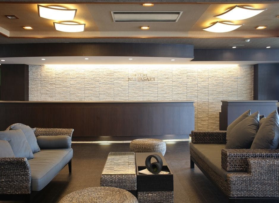 ล็อบบี้ที่มีบรรยากาศทันสมัย