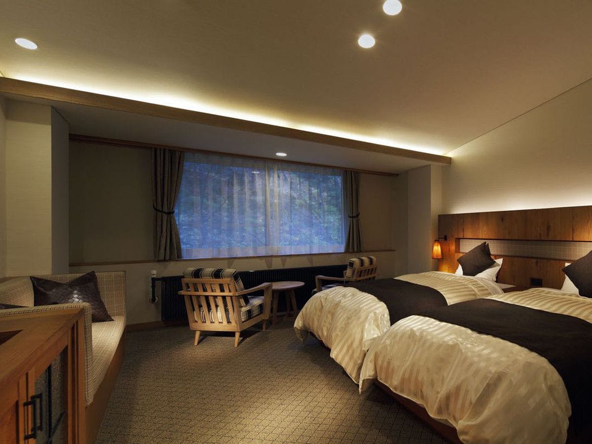 ห้องพักเตียงคู่แบบตะวันตก