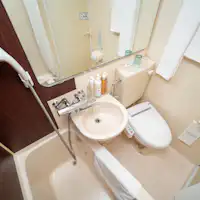 Semua kamar dilengkapi dengan unit kamar mandi.