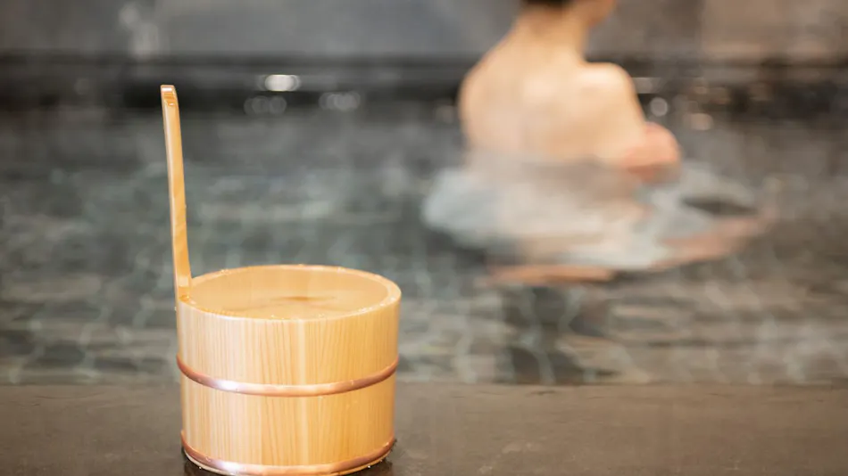 High Concentration Carbonated Spring Ginkgo Bath Super Hotel Shinagawa Aomonoyokocho