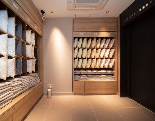 ８種類の選べる枕コーナー(先着順）