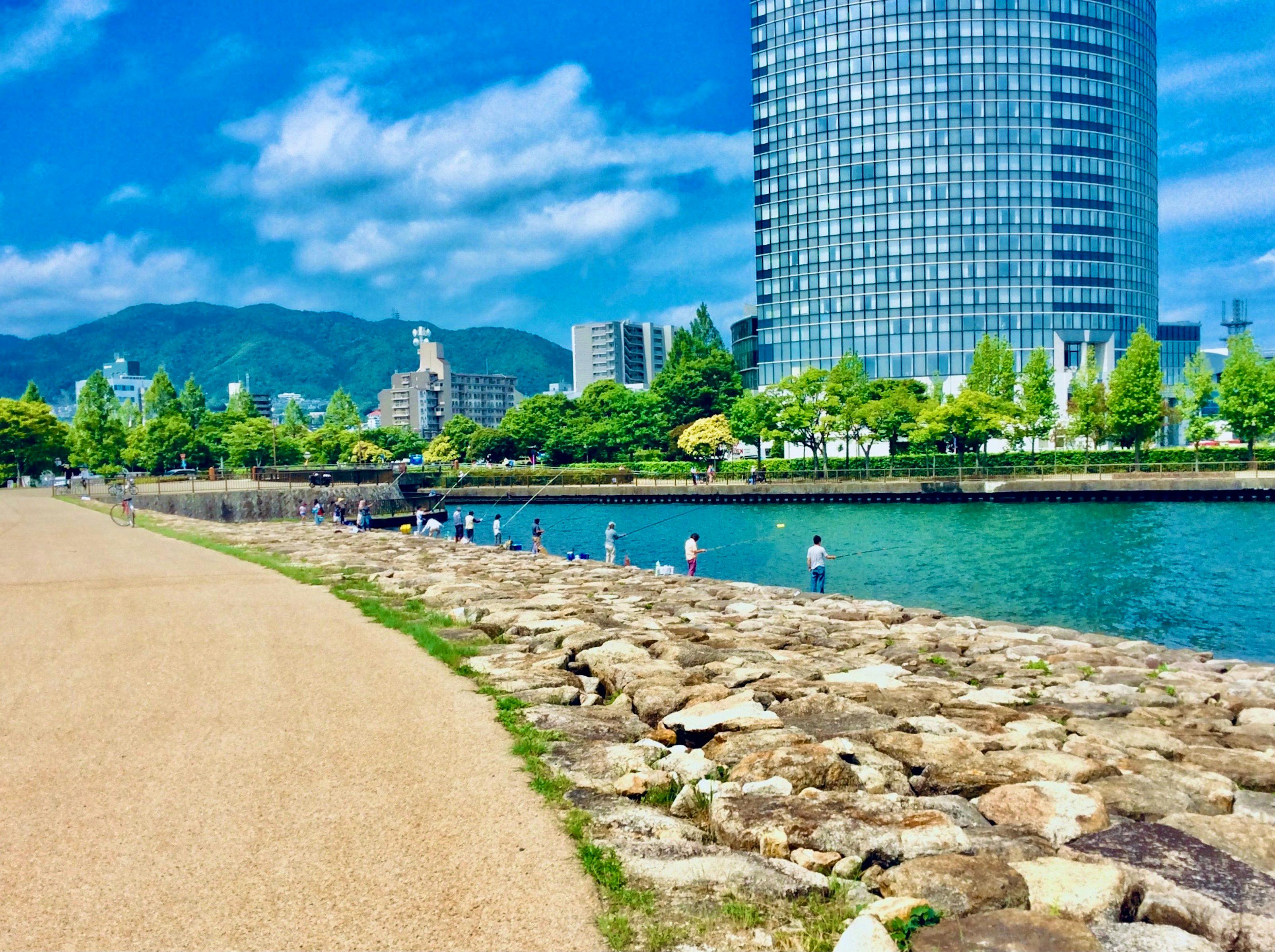 สวนสาธารณะนางิสะริมทะเลสาบโอตสึ หาดยูมิ