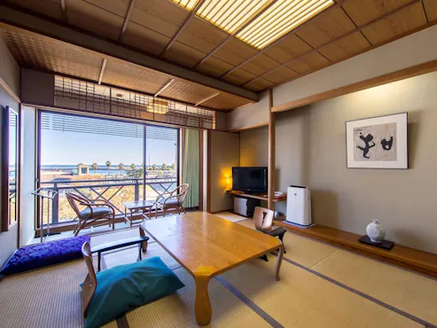 【Bilik gaya Jepun 10 tatami dengan pemandangan laut】