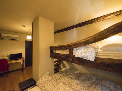 ウッディートリプルログベッド※アウトバス