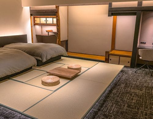 【客室／和モダンツイン】15畳の和洋室