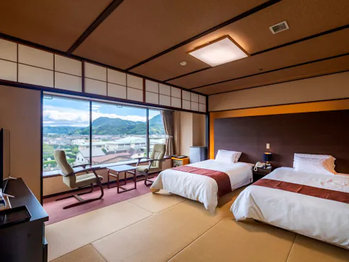 ห้องพักแบบทวินสไตล์ญี่ปุ่น